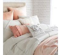 Chenille Lattice 100% Cotton Duvet Cover, Full/Queen, Grey