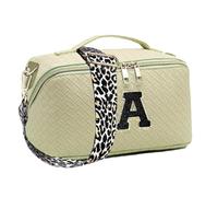 Chenille Letters Cosmetic Bag | Portable Cosmetic Bag Large Capacity Makeup Bag | Classified Storage Toiletry Bag Multi-Purpose Design