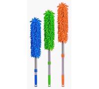 "Chenille Noodle Duster with Extendable Handle - Lint-Free, Scratch-Free, Washable Dusting Tool for Home & Car Cleaning(ASSORATED COLORS)"