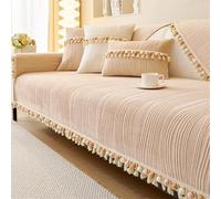 Chenille Sofa Cover for Chaise Longue, Left/Right Arm Slipcover, Protective Sofa Protector, L-Shaped Cushion Cover, Stylish and Durable Furniture Shield