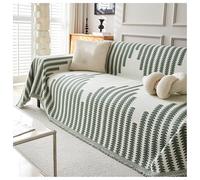 Chenille Sofa Cover for Dogs Washable Anti Scratch L Sd Couch Protector Universal Soft Comfy for 1 4 Seater Fur (Green 180x420cm)