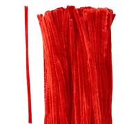 Chenille Stems - High Density Anti shedding Fiber 100pcs, DIY Pipe Cleaners Art, Flexible 6mm Crafting Wire, Vibrant Color Bendable Stick, Creative School Project Kit | For Kids
