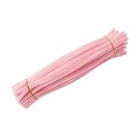 Chenille Stems - High Density Anti shedding Fiber 100pcs, DIY Pipe Cleaners Art, Flexible 6mm Crafting Wire, Vibrant Color Bendable Stick, Creative School Project Kit | For Kids