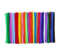 Chenille Stems Pipe Cleaners Colorful Sticks DIY Crafts Making Tool Pipe for Kids Children 100PCS