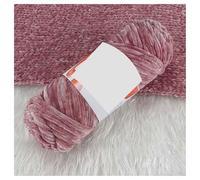 Chenille Yarn 100g - Soft Velvet Crochet Yarn for Blankets, 3mm Chunky Knitting Wool for Scarves, Hats, Amigurumi, DIY Crafts | 1-Piece Skein(01)