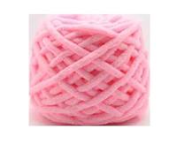 Chenille Yarn 1Pc 100g Velvet Hand Knitting Yarn Polyester Crochet Knit Scarf Slipper Hat Line Cushion Doll Slippers Threads 50m(3 Pink)