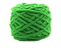 Chenille Yarn 1Pc 100g Velvet Hand Knitting Yarn Polyester Crochet Knit Scarf Slipper Hat Line Cushion Doll Slippers Threads 50m(8 Fruit Green)
