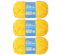 Chenille Yarn #6, Super Bulky Blanket Yarn for Crocheting & Knitting, Extra Soft Chunky Thick Yarn, Easy to Crochet, Perfect for Amigurumi, Baby Blankets, DIY Home Decor, 3Skeins(300g/10.5oz)