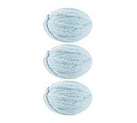 Chenille Yarn Chunky Yarn 1/3 Pcs Yarn Thick Chunky Crochet Chenille Milk Soft Velvet Knitting Wool for Hat Dolls Glove Blanket(3 Pcs 02 Aqua Blue-3)