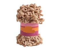 Chenille Yarn Chunky Yarn Puffy Fine Yarn Finger Loop Knitting Hand Crochet Soft Thread Blanket Scarf Polyester Chenille Wool Ball(Color 15)