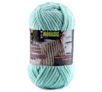 Chenille Yarn for Crocheting - Chunky Blanket Yarn for Hand Knitting - Velvet Yarn for Amigurumi Crochet, Fluffy Soft Yarns Weight Per Roll 100g/3.53oz, Length 120m/131.2yard (Aqua Green)