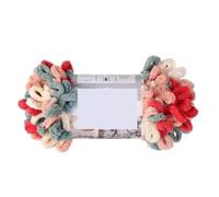 Chenille Yarn Puffy Finger Loops Chunky Chenille Yarn Hand-Woven Thick Wool Threads for Crochet Blanket Carpet DIY Knitting Crafts Supply 100G(352 Retro)