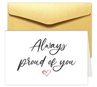 Chenive Graduation Card, Congratulations on Grad Card, Encouragement Card, Well Done Card, New Job Card, Always Proud of You Card