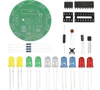 CHENJIN 2Sets DIY Lucky Wheel Circuit Board Soldering Training Kit Soldering Practice Set Electronic Beginner Soldering Project Learning and Training DIY Kit Assembly Small Projects Components