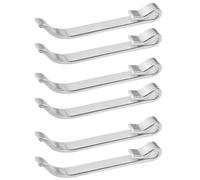 CHENJIN 6PCS 1-5/8 inch Toolbox Drawer Slide Clamps Double Ended Loop Drawer Guide Spring Door Clips