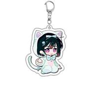CHENJIRA Alien Stages Animal Series Figures Keychain Cute Figure Cosplay Accessories Acryl Chain Jewellery (B)