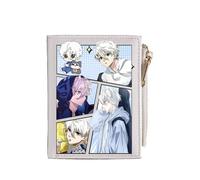 CHENJIRA Bleu Locks Wallet Anime Bleu Locks Poster Multi-Layer Purse Colourful Printed Storage Bag (B)