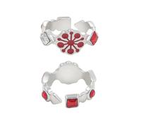 CHENJIRA Ghost Slayers Ring Anime Figure Cosplay Ring Ghost Killing Adjustable Opening Jewellery (D)