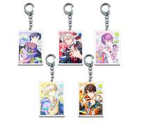 CHENJIRA Love Deepspace Acryl Keychain Cool Figure Cosplay Chain Jewellery - Multicolore 5 Pieces