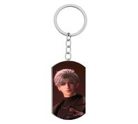 CHENJIRA Love Deepspace Sylus Keychain Qinche Cosplay Chain - Stainless Steel Color Printing Pendant (Multicolore C)