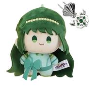 CHENJIRA MermaidMelody Plush Doll with A Necklace MermaidMelody Figure Cute Plush Toys - 4.75 Inch / 12 Cm, Multicolore (green)
