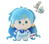 CHENJIRA MermaidMelody Plush Doll with A Necklace MermaidMelody Figure Cute Plush Toys - 4.75 Inch / 12 Cm, Multicolore (blue)