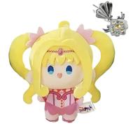 CHENJIRA MermaidMelody Plush Doll with A Necklace MermaidMelody Figure Cute Plush Toys - 4.75 Inch / 12 Cm, Multicolore (yellow)