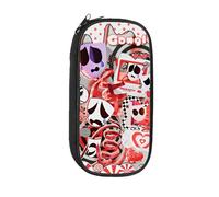 CHENJIRA The Amazing Circus Pencil Case, Cartoon The Amazing Circus Figures Multi-Layer Large Capacity Pen Pouch - Multicolore (A)