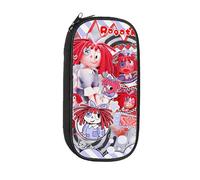 CHENJIRA The Amazing Circus Pencil Case, Cartoon The Amazing Circus Figures Multi-Layer Large Capacity Pen Pouch - Multicolore (D)