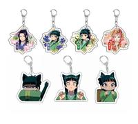CHENJIRA The Apothecary Diary Keychain Cute Figure Cosplay Acryl Chain Jewellery - Multicolore 7 Pieces
