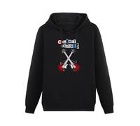 CHENKANG Cockney Rejects English Punk Rock Cotton DTG Hoody Mens Hoodie Size 3XL Black