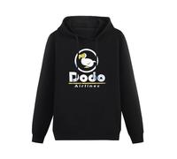 CHENKANG Dodo Airlines Crossing The Animal Kingdom Blue Game Mens Hoodies Long Sleeve Pullover Loose Hoody Sweatershirt Size M
