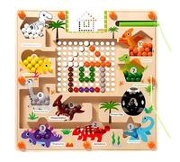 CHENKEE Montessori Toys,Montessori Magnetic Maze Game Toys for 2 3 4 5 6 Year Old Boys Girls, Color Sorting,Counting Matching Puzzle Board, Educational Gifts for Boys & Girls,Birthday Gift