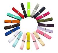 Chenkou Craft Assorted of 20 Yards Grosgrain Ribbon Total 20 Colors Mix Lots Bulk (3/8"(10mm))