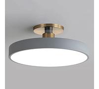 CHENKUI Half Flush Mount LED Ceiling Light 40W Adjustable Tri-color Light Ceiling Lamp Fixture Home Flat Ceiling Lighting Easy Installation Of Round Lights For Corridors, Porch, Balconies