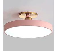 CHENKUI Half Flush Mount LED Ceiling Light 40W Adjustable Tri-color Light Ceiling Lamp Fixture Home Flat Ceiling Lighting Easy Installation Of Round Lights For Corridors, Porch, Balconies