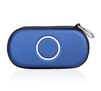 CHENLAN Protective Hard Carrying Case Cover Pouch Portable Travel Organizer Bag for Sony PSP 1000 2000 3000 Game Console , Shockproof Playstation Vita Travel Pouch blue