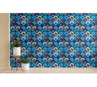 Chenlane Bedroom Wallpaper Pop Panel Effect Ethnic Retro Art Deco 45x1200cm