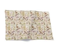 Chenlane Dining Table Placemats And Coasters Natural Tablemats Retro Art Mat Small 32x42cm（1Pcs）