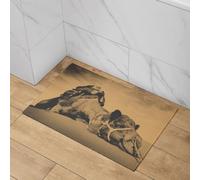 Chenlane Doormat Runner Bath Mats For Bathroom Tub Non Slip Camel Desert Landscape Front Outside Indoor Washable 45x75cm