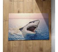 Chenlane Narrow Door Mat Nap Great White Shark In The Sea Kitchen Mats Dirt Trapper Runner 40x60cm