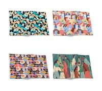 Chenlane Outdoor Placemats For Garden Table Door Mats Cartoon Characters Wipe Clean Under Plates 21x32cm（4Pcs）