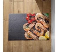 Chenlane Small Indoor Mats Non Slip Washable Bathroom Inside Shrimp Front Funny Outdoor 45x75cm