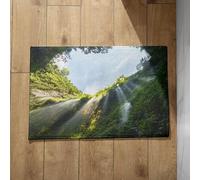Chenlane Western Door Mat Ultra Absorbent Bath Waterfall Natural Landscape Doormat Large Dirt Trapper Runner Rugs For Hallway 50x80cm