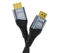 CHENLENIC 8K 10K 16K HDMI Cable, 96Gbps Ultra High Speed HDMI2.2 Cable 16K@30Hz 10K120Hz 8K@60Hz 4K@240Hz Cord, HDCP 2.3 & HDR10 eARC for Compatible with PS5/Xbox/Roku TV/Gaming PC/Blu-ra