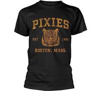 CHENLIAA PHYS ED by Pixies T-Shirt Black (Small)