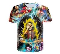 CHENMA Men ONE Piece 3D Print Short Sleeve Pullover Regular Fit T-Shirt