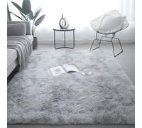 CHENMIAO Fluffy Shaggy Rug Modern 70 x 180 cm Non-Slip Super Soft Plush Shaggy Fluffy Rugs Washable, Many Different Sizes for Bedroom, Living Room, Kids Room, Light Grey