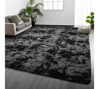 CHENMIAO Rugs Living Room 250 x 280 cm Soft Touch Thick Pile Shaggy Carpets Carpet Relax Rug Non-Slip, Many Different Sizes for Living Room Bedroom Sofa Floor Kids, Dark Grey