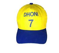 Chennai Super Kings (CSK) T-20 IPL DHONI 7 Cricket Team Cap Yellow
